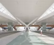 Warsaw West railway station, visualization