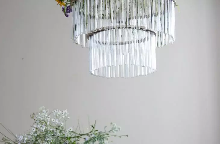 Meadow in a lamp from the Maria S. C. collection. 