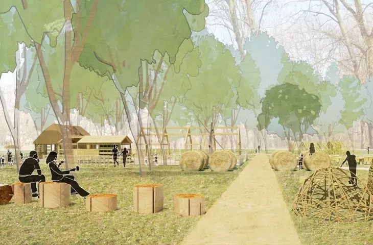 visualization of the park