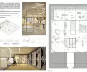 Second prize Maciej Siuda Studio. Axonometry and projection
