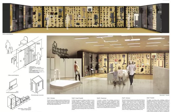 Second prize Maciej Siuda Pracownia. Visualization of the next exhibition