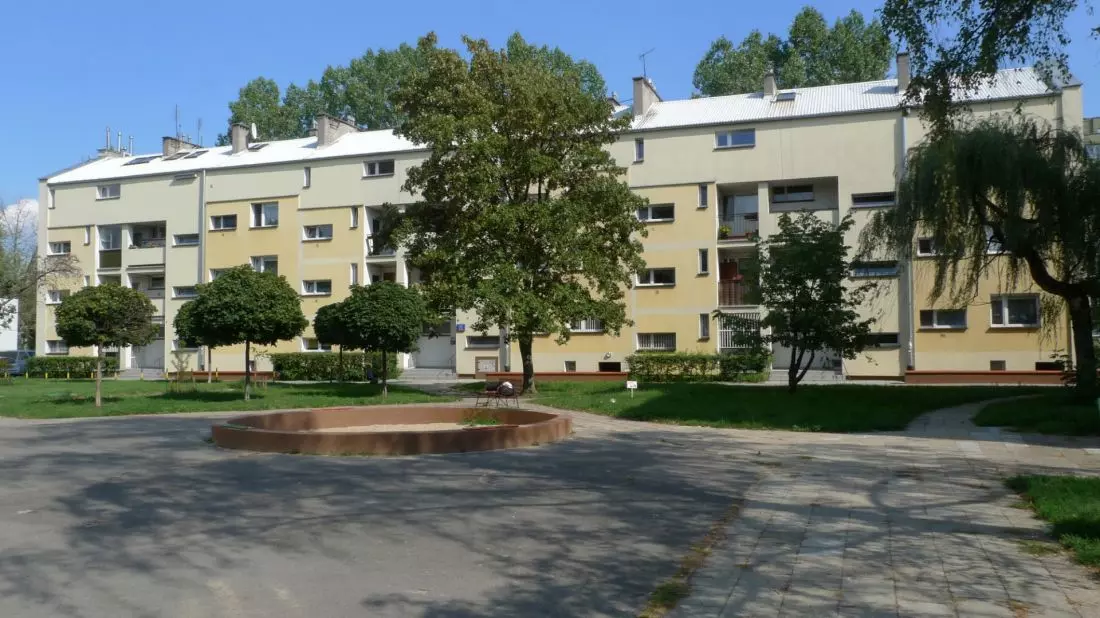 Osiedle Młodych
zaprojektowane w 1957 roku przez Stefana Ciechanowicza i Tadeusza Kobylańskiego