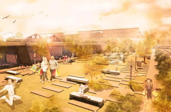 Estate in Saint-Denis, school, outdoor space