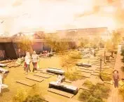 Estate in Saint-Denis, school, outdoor space