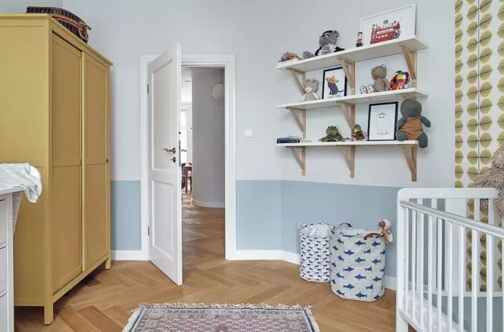 A child's room seen from the other side