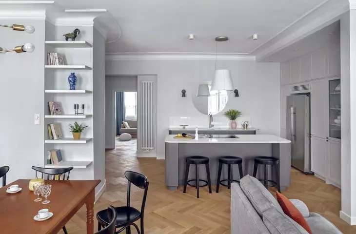 View of the kitchen