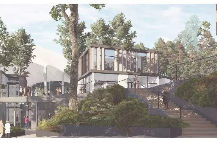 I nagroda ex aequo, projekt zagospodarowania Opery Leśnej 