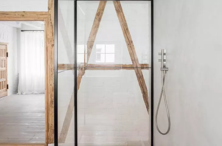 One of the bathrooms