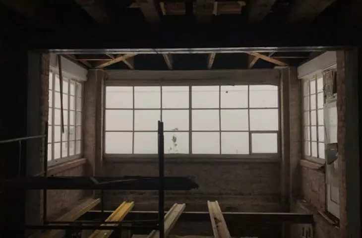 Interior of the house before renovation