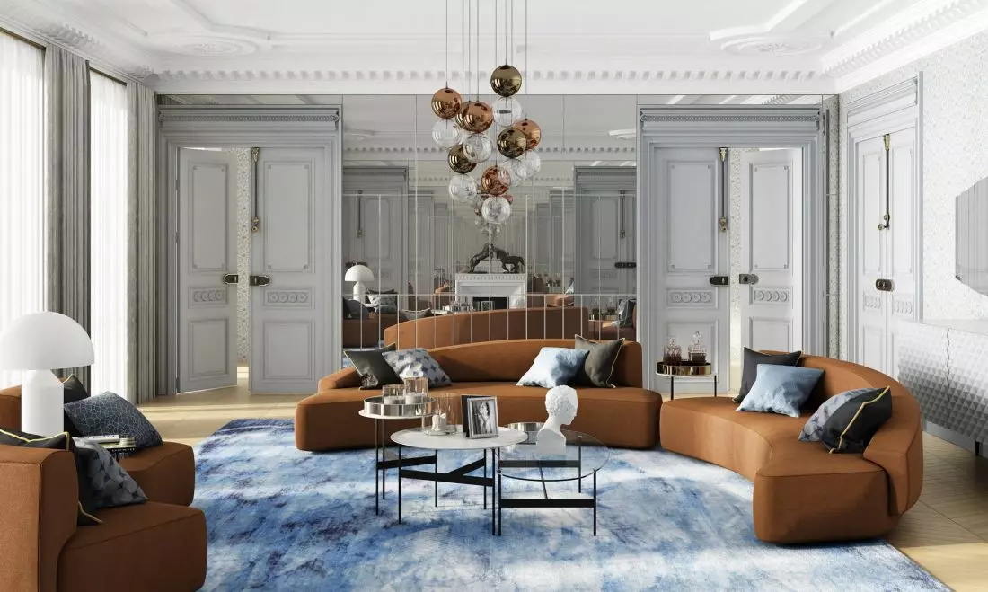 Kolekcja księżycowych sof - sofa Moon. Nowoczesna sofa