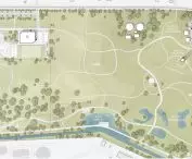Piaseczno swimming pool project, land development, study part