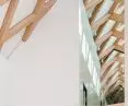 Visible roof truss