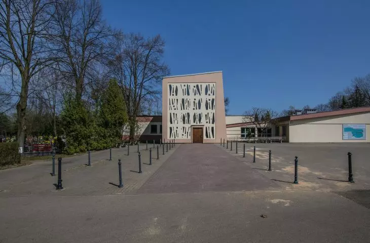Chapel in the Tychy cemetery, 2018