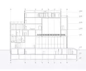 Cross-section of the stage section