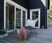 On the veranda 