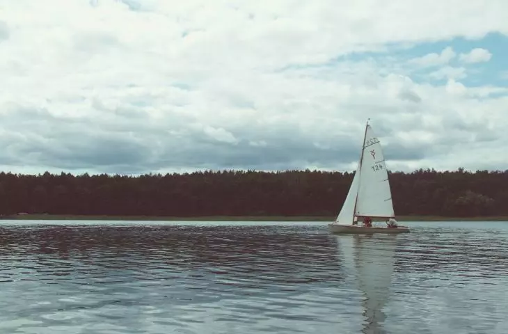 Guests of the Wolf Refuge can also swim on the lake