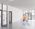 entrance hall connecting the two parts of the center