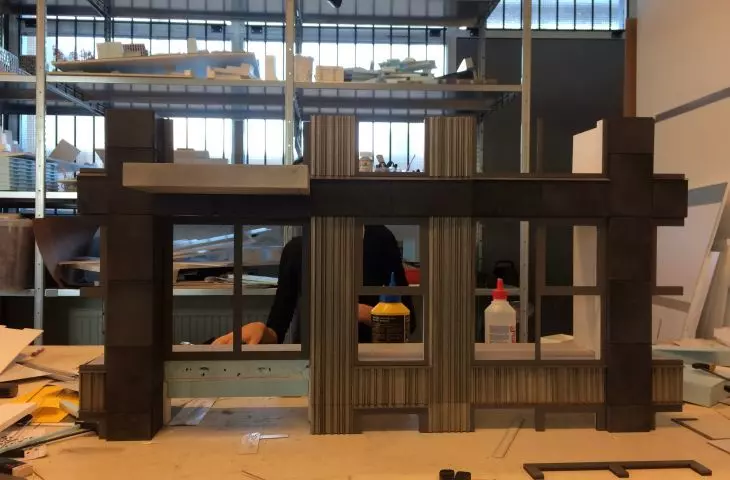 Mock-up, detail Amsterdam Noord