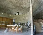 Stone Education Pavilion, interior