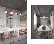 Conference room from different perspectives