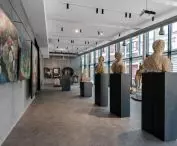 Exhibition pavilion of the high school of fine arts in Olsztyn, interior