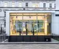 Exhibition pavilion of the high school of fine arts in Olsztyn, front
