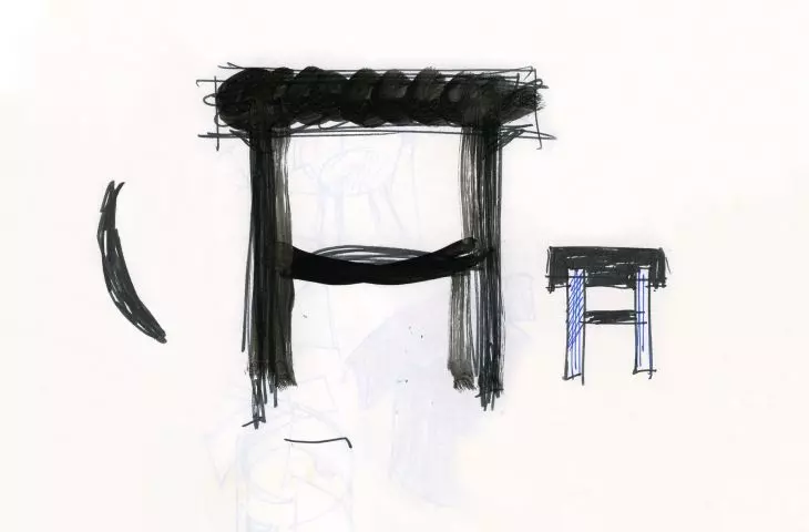 Sketches of designs by Maria Jeglinska-Adamczewska 
