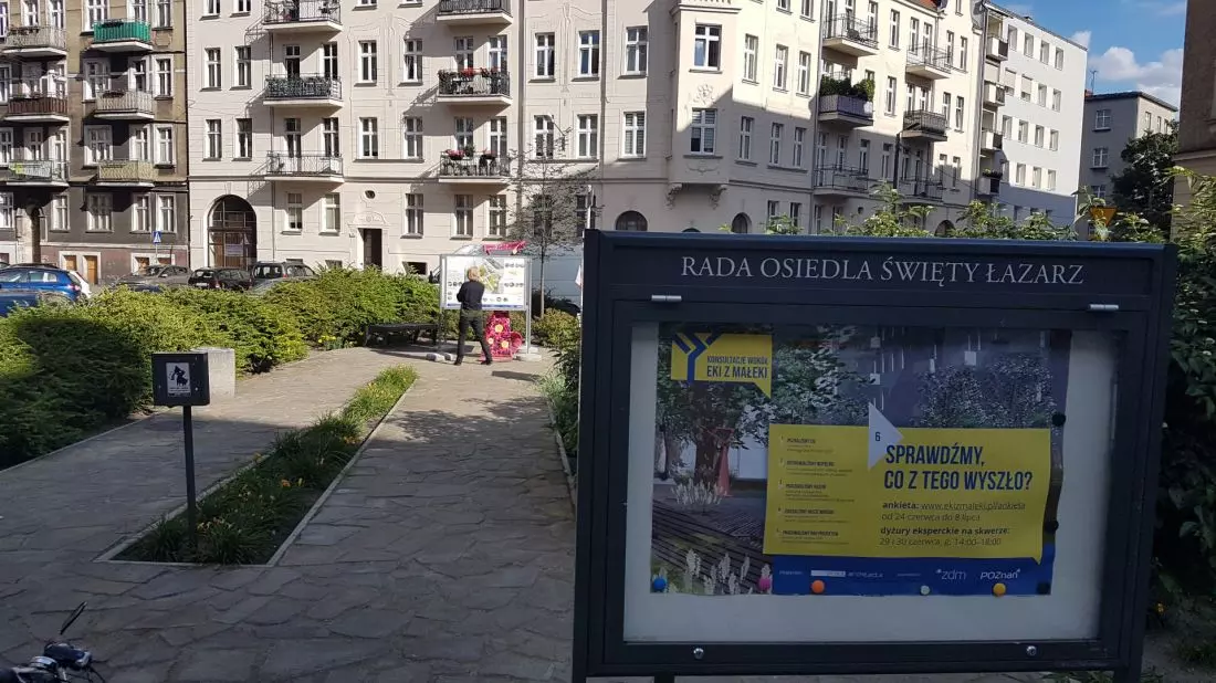 konsultacje społeczne
na skwerze Eki z Małeki