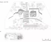 Hotel for artists, site plan