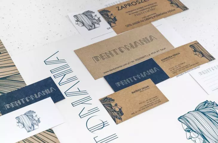 Dentomania graphic identity
