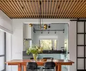 Dining room overlooking the kitchen