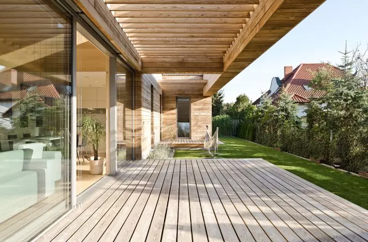 Cedar House, terrace