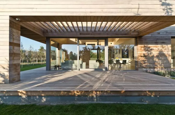 Cedar House, terrace
