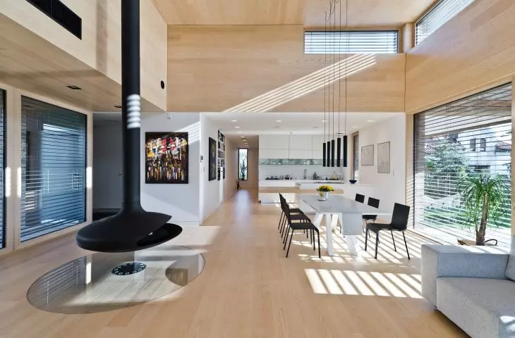 Cedar House, interior