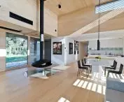 Cedar House, living room