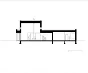 Cedar House, cross-section 