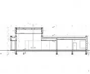 Cedar House, cross-section 