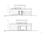 Cedar House, elevations 