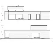 Cedar House, elevations  