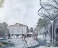 Surrounding the villa