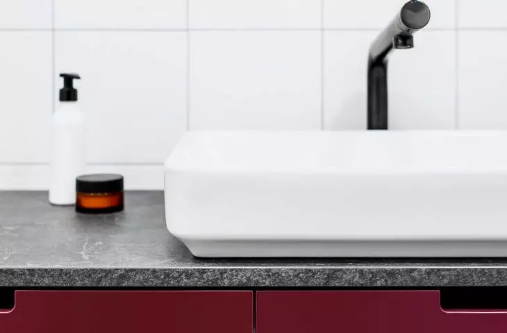 Cherry sink cabinet