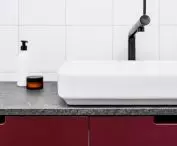 Cherry sink cabinet