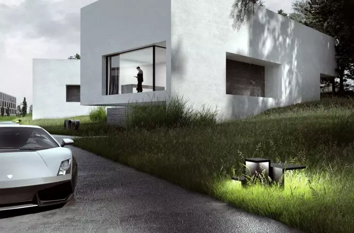 A house in a residential area in Georgia
