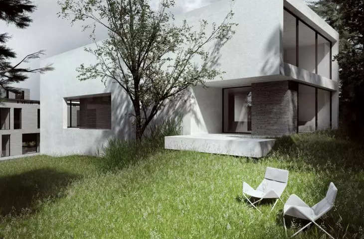 A house in a residential area in Tbilisi