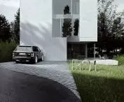 One of the houses in a residential area in Tbilisi