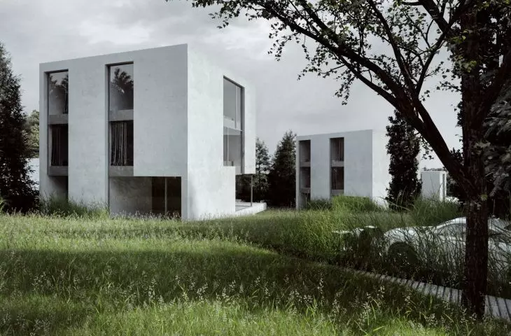 A fragment of a housing development in Tbilisi
