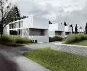 A fragment of the development of an exclusive residential area in Tbilisi
