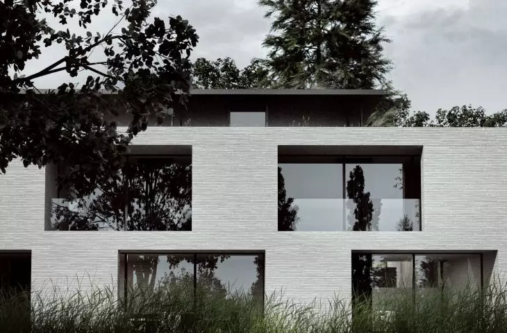 wizualizacja domu typu townhouse