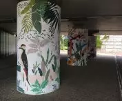 Forest animals at Mogilskie Roundabout