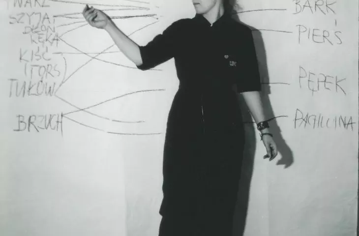 Barbara Kozlowska, Arrhythmia, 1980, performance documentation